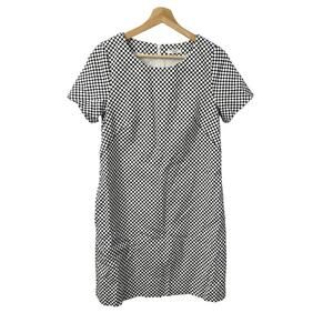 Peserico Polka Dot Shift Dress Size 6